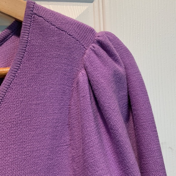 Lavender Sweater Dress from Talbots, Size 12 - Picture 5 of 6